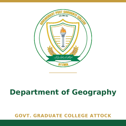 DEPARTMENT OF GEOGRAPHY
