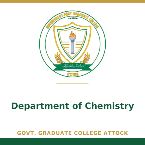 DEPARTMENT OF CHEMISTRY